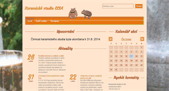 Desktop Screenshot of keramicke-studio.cz